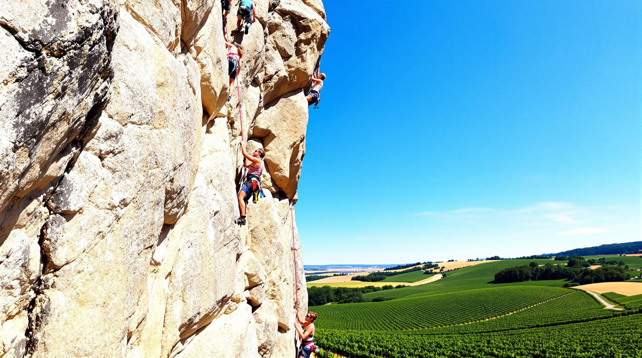partez à l'aventure en gravissant la roche de solutré ! découvrez une expérience unique entre panorama exceptionnel, nature préservée et histoire fascinante au cœur de la bourgogne.
